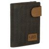 Cartera de hombre de piel marrón con monedero interior de Lois 202721