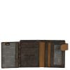 Cartera de hombre de piel marrón con monedero interior de Lois 202721 interior tarjetas