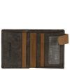 Cartera de hombre de piel marrón con monedero interior de Lois 202721 interior tarjetero
