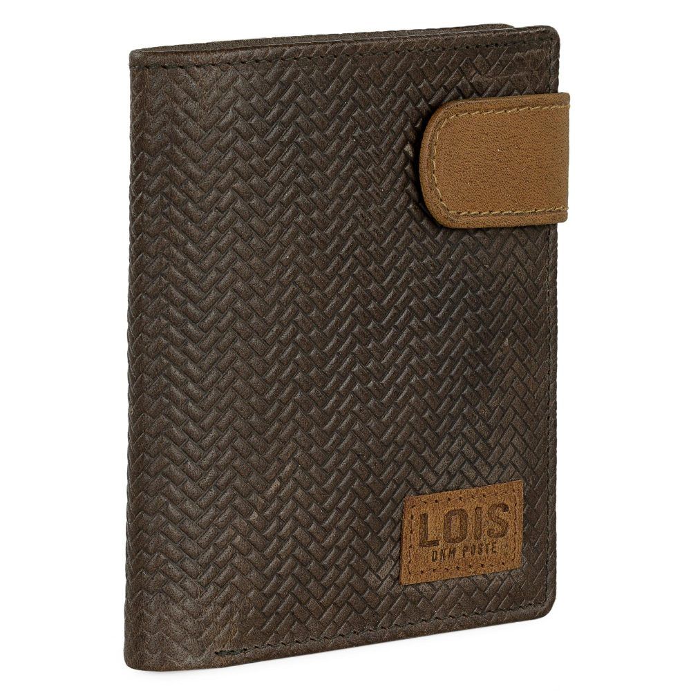 Cartera de hombre de piel marrón de Lois 202720
