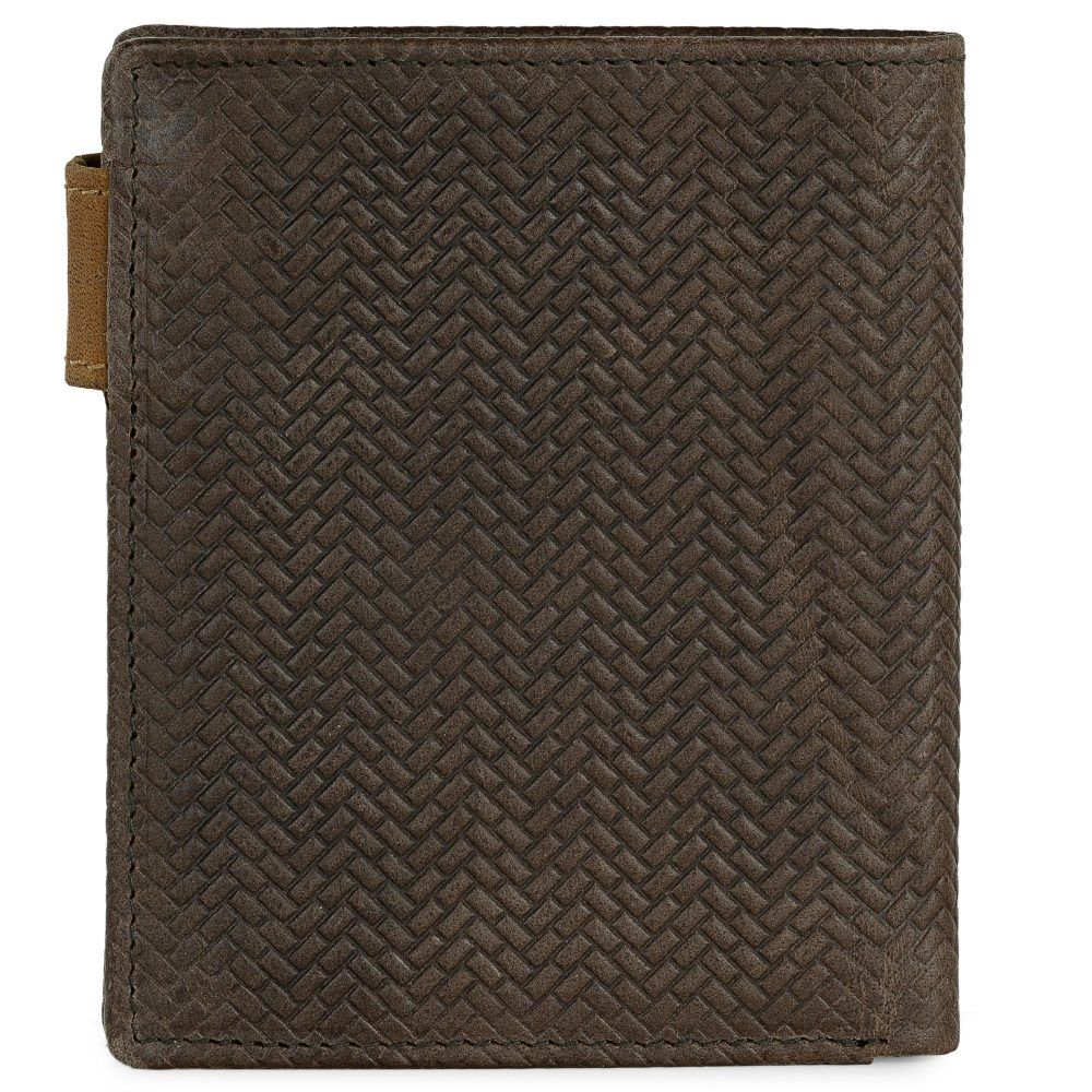 Cartera de hombre de piel marrón de Lois 202720 trasera