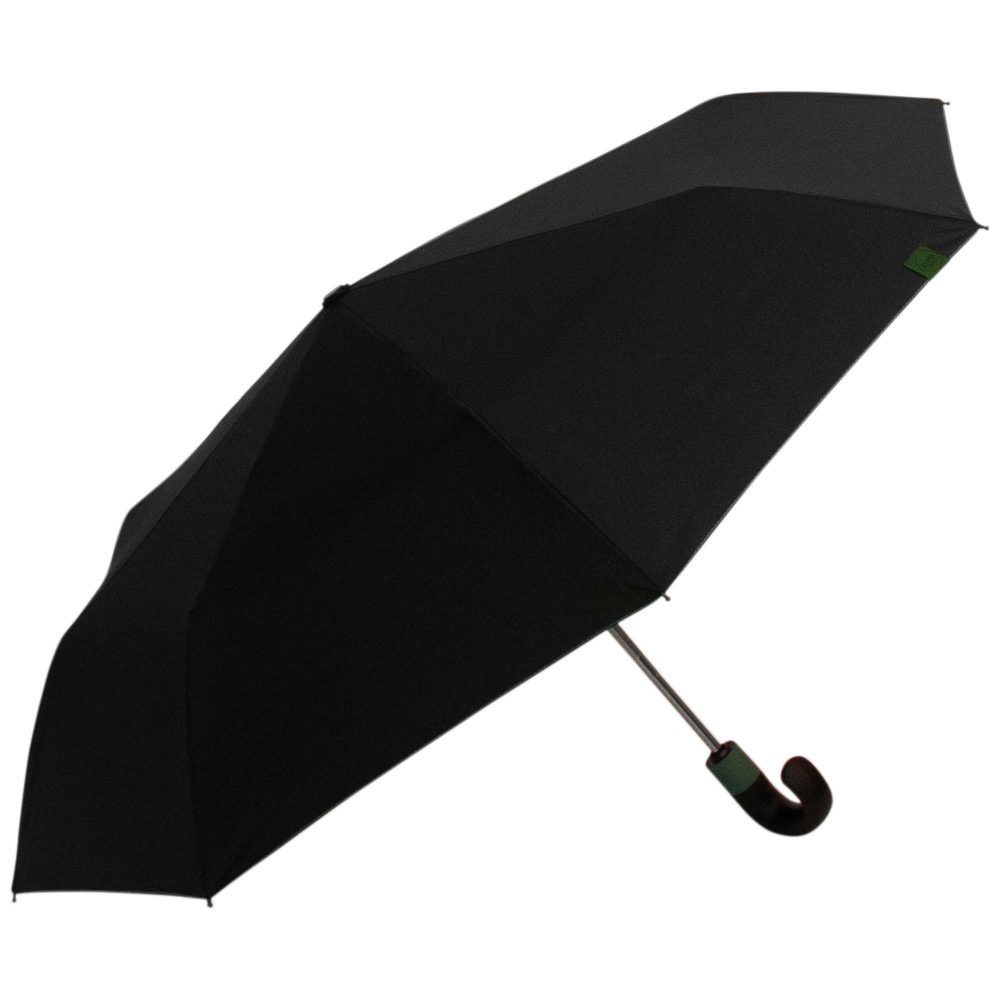 Paraguas-plegable-de-hombre-en-color-negro-de-Bisetti-verde