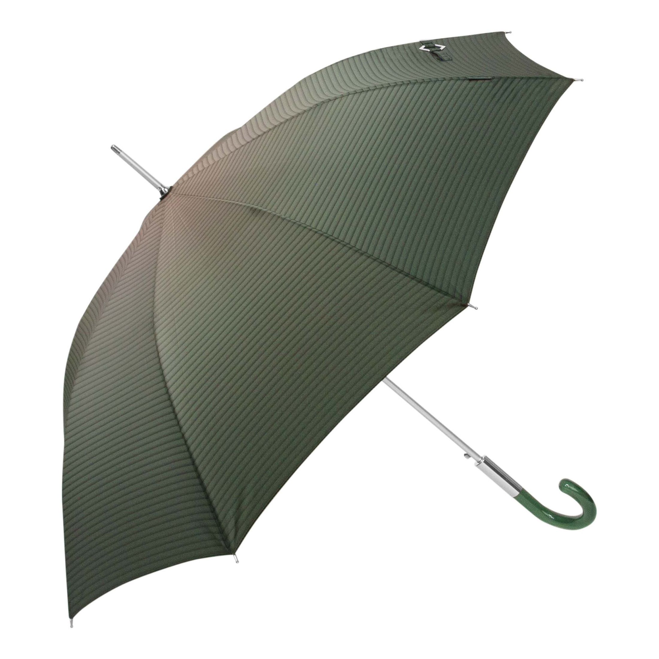 Paraguas largo de mujer color degradé 48210 verde