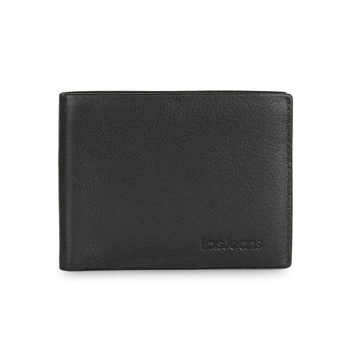 Cartera hombre de piel Lois en negro frontal