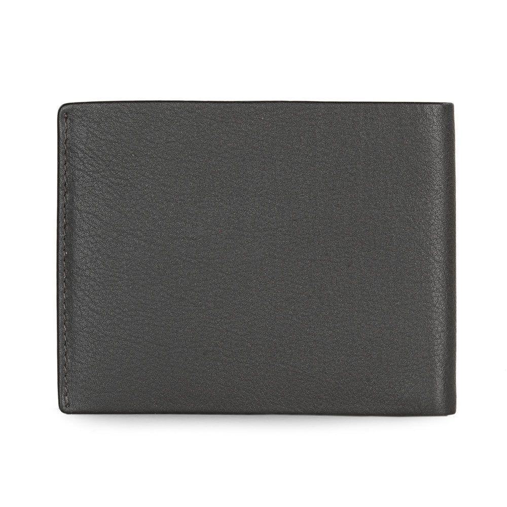 Cartera hombre con monedero de piel Lois en marrón posterior