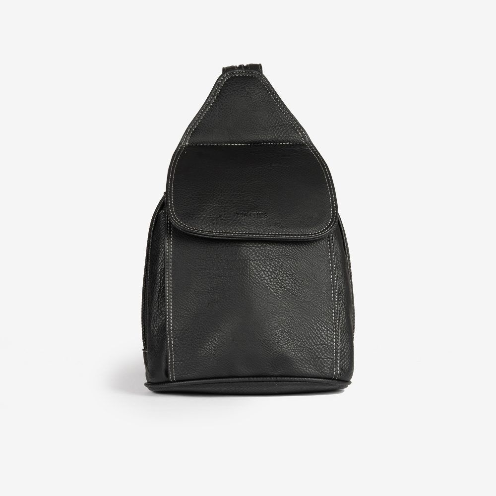 Mochila negra Matties frontal