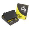 Monedero de piel Lois negro en caja