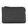 Monedero de piel Lois negro frontal
