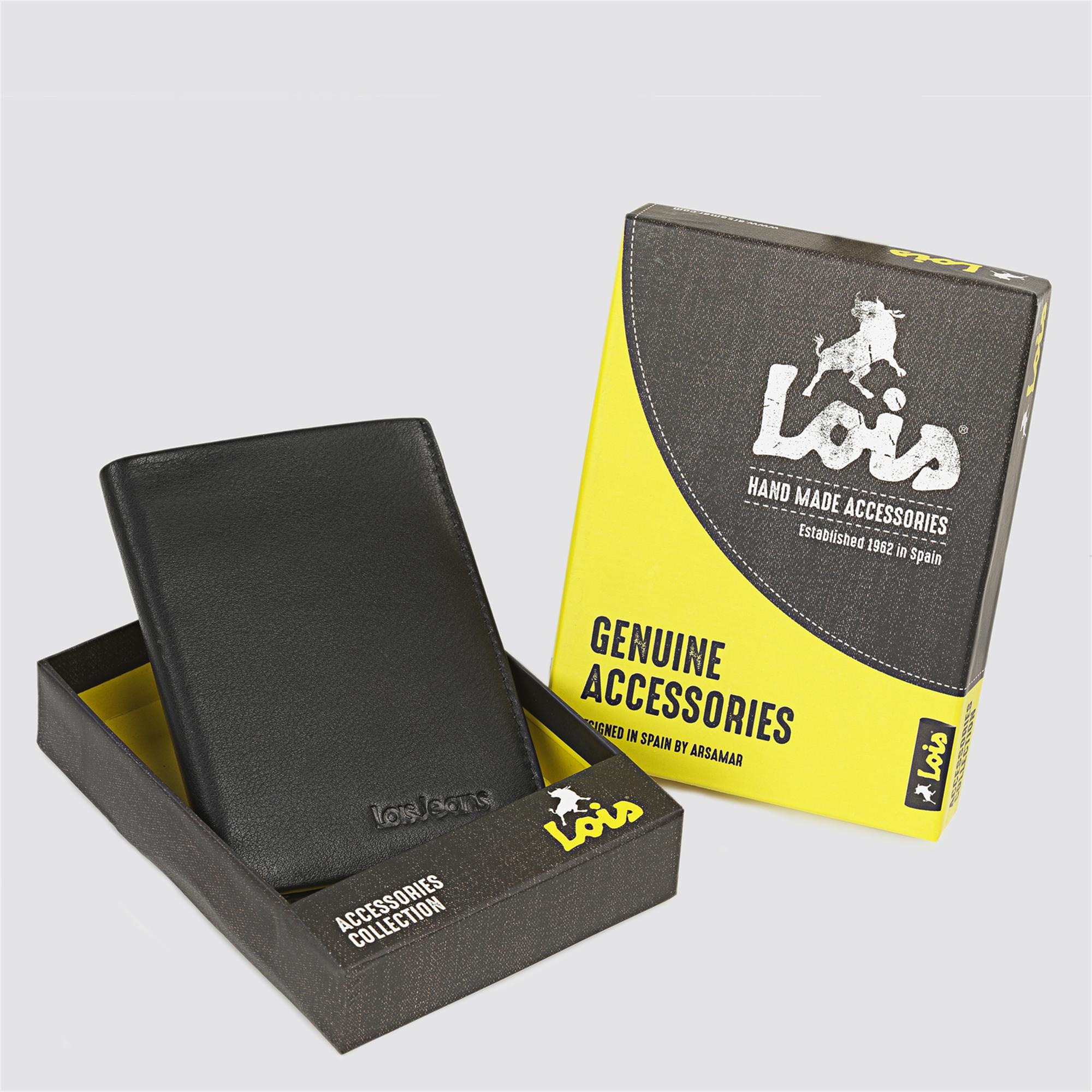 Cartera de hombre Lois negra caja