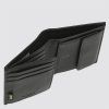 Cartera de hombre con monedero negro capacidad interior