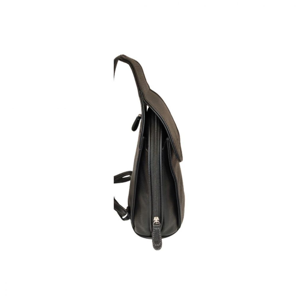 Mochila negra Matties lateral