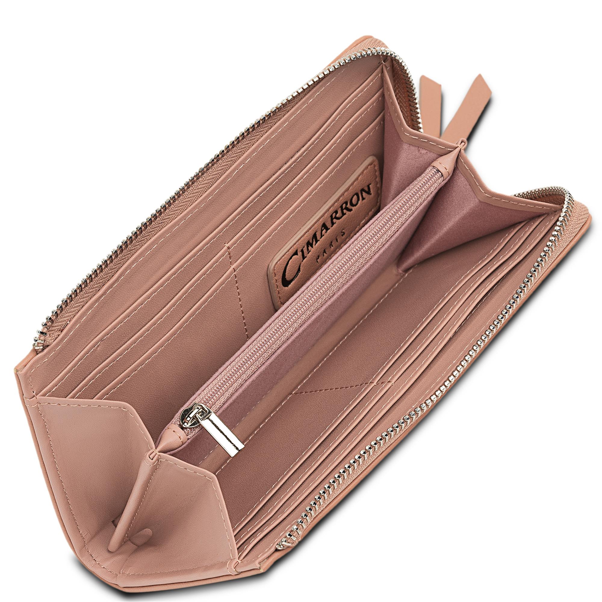 cartera mujer Cimarron rosa maquillaje interior cartera mujer Cimarron rosa maquillaje interior
