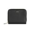 Cartera de piel mujer Jaslen negro frontal
