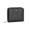 Cartera de piel mujer Jaslen negro lateral