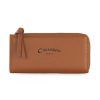 cartera mujer Cimarron color cuero frontal cartera mujer Cimarron color cuero frontal