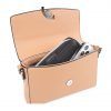 Bolso bandolera de mujer con solapa Cimarron camel capacidad interior Bolso bandolera de mujer con solapa Cimarron camel capacidad interior