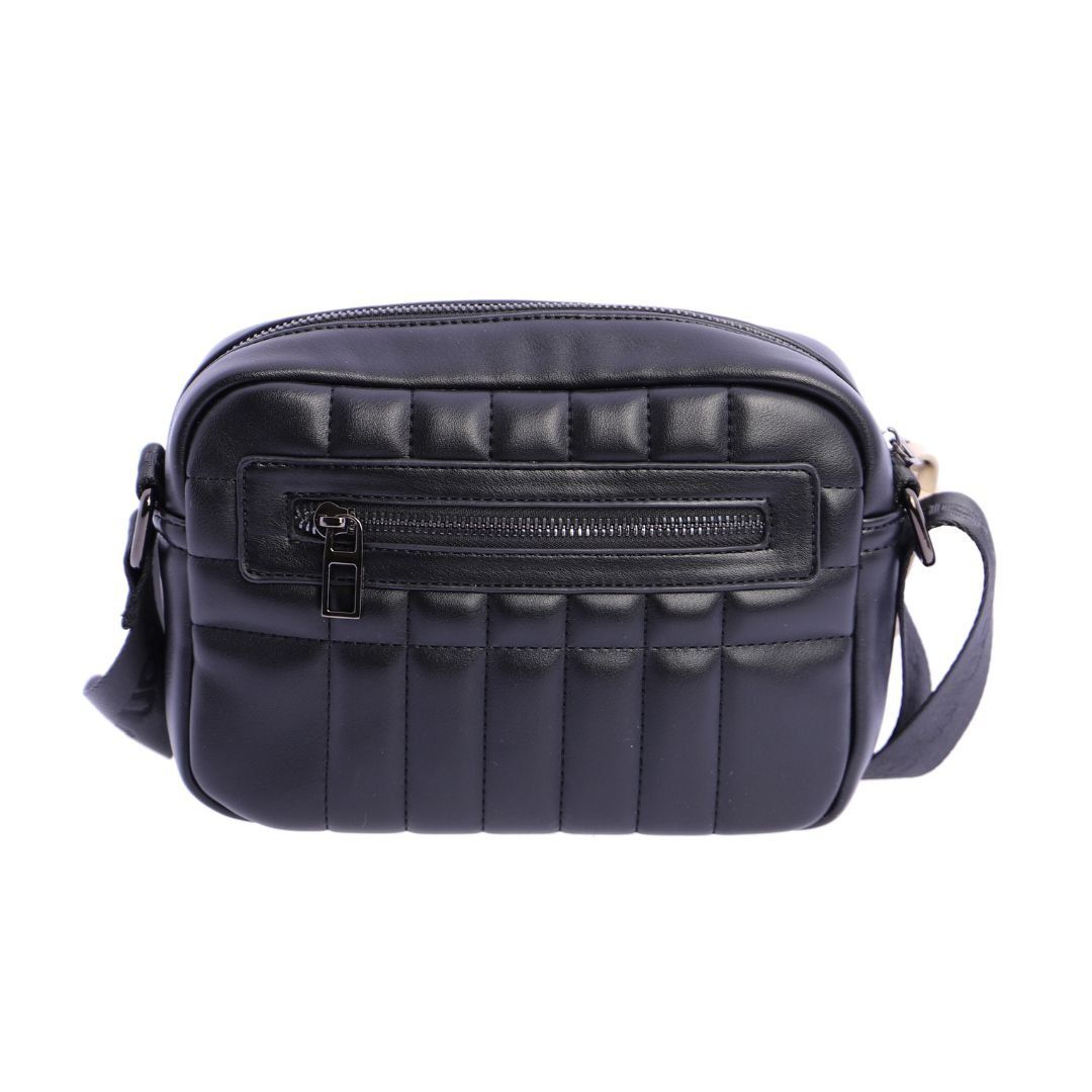 Bolso bandolera pequeño Don Algodon negro trasera Bolso bandolera pequeño Don Algodon negro trasera