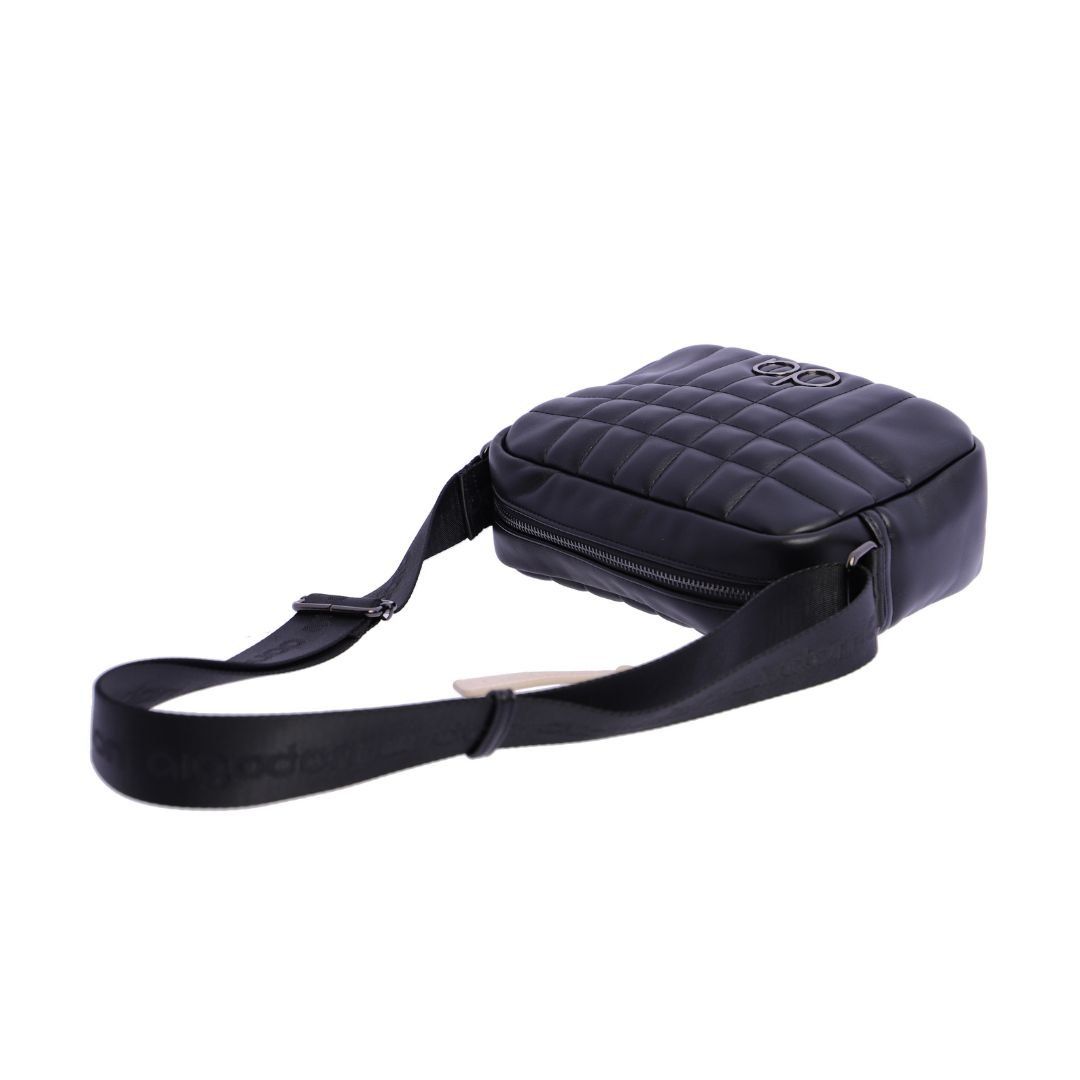 Bolso bandolera pequeño Don Algodon negro tumbado Bolso bandolera pequeño Don Algodon negro tumbado