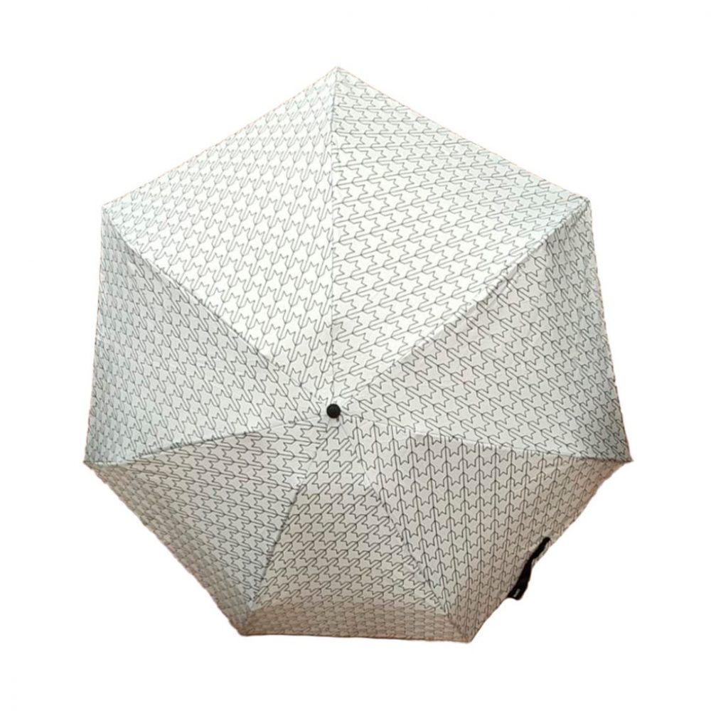 Paraguas Cacharel plegable mini blanco abierto