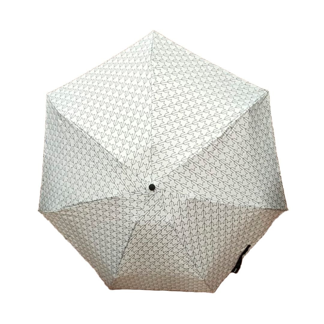 Paraguas Cacharel plegable mini blanco abierto