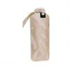 Paraguas plegable de mujer beige M&P cerrado