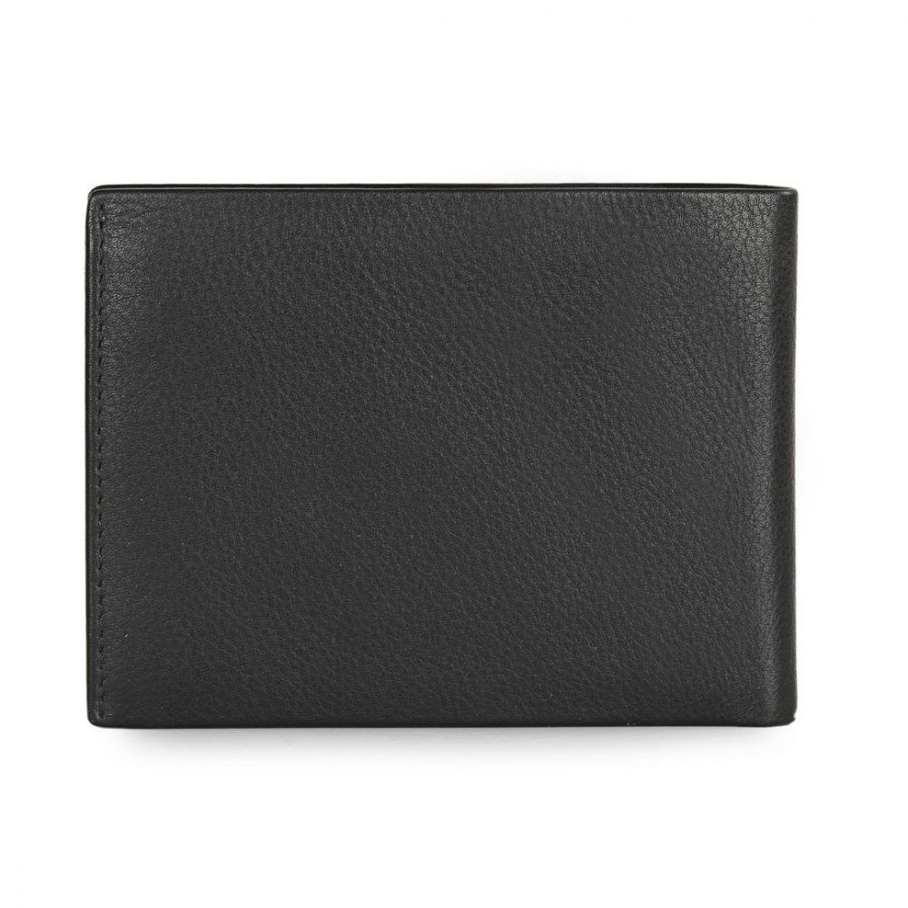 Cartera de piel hombre Lois tipo americano negra trasera