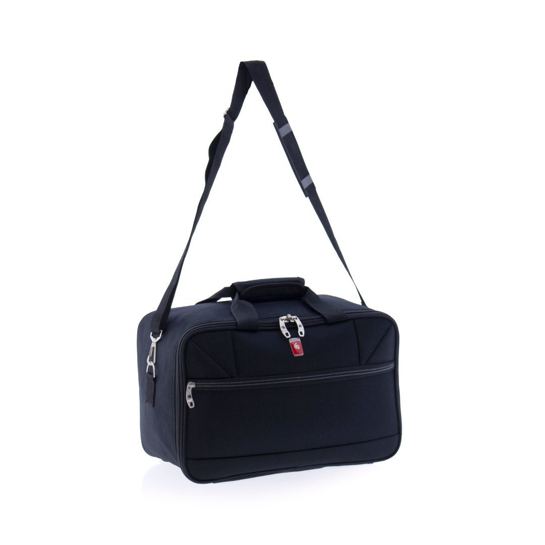 Mochila equipaje de mano con bandolera negro Gladiator