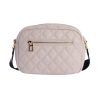 Bolso acolchado con bandolera Don Algodon marfil trasera Bolso acolchado con bandolera Don Algodon marfil trasera