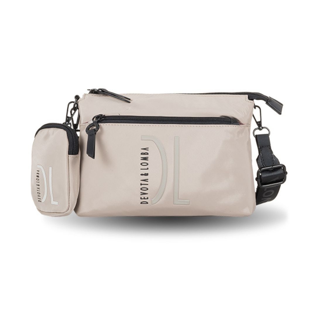 Bolso bandolera Devota y Lomba doble compartimento interior