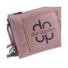 Bolso bandolera Don Algodon triple compartimento camel detalle de logo Bolso bandolera Don Algodon triple compartimento camel detalle de logo