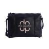 Bolso bandolera Don Algodon triple compartimento negro frontal Bolso bandolera Don Algodon triple compartimento negro frontal