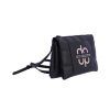 Bolso bandolera Don Algodon triple compartimento negro lateral Bolso bandolera Don Algodon triple compartimento negro lateral