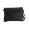 Bolso bandolera Don Algodon triple compartimento negro trasera Bolso bandolera Don Algodon triple compartimento negro trasera