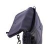 Bolso Don Algodón acolchado con solapa negro detalle de tapeta Bolso Don Algodón acolchado con solapa negro detalle de tapeta