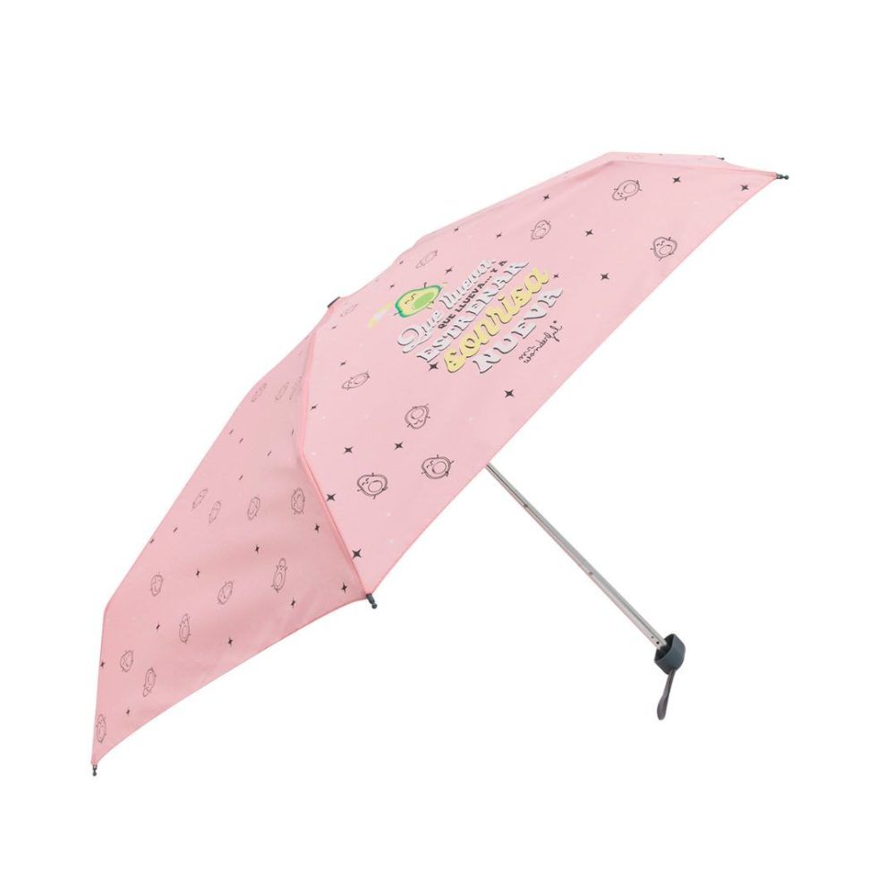 Paraguas Mr Wonderful plegable rosa abierto