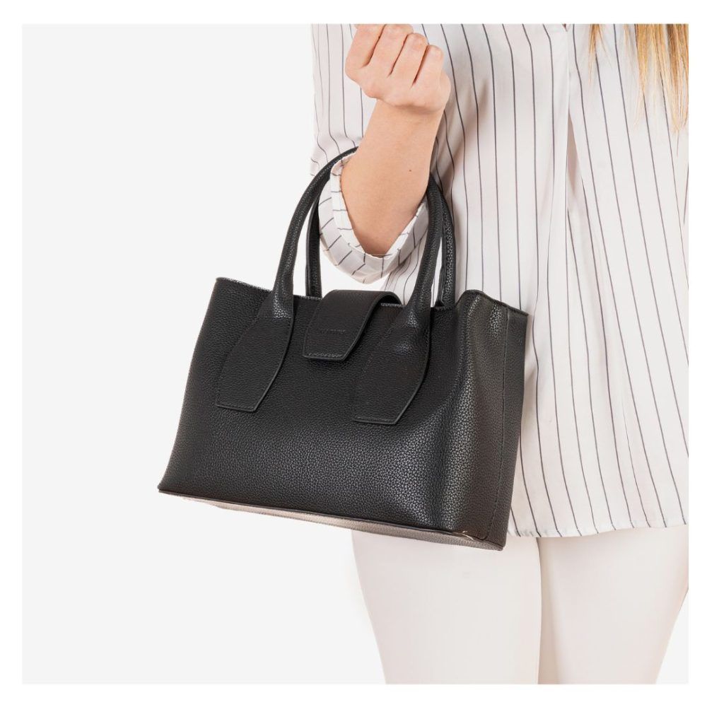 Bolso de mano para mujer Matties negro probado