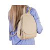 Mochila con solapa mujer Matties beig probado
