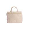 Bolso beige de mano Don Algodon frontal Bolso beige de mano Don Algodon frontal