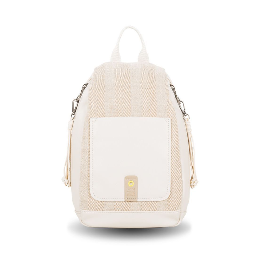 Mochila antirrobo Ventis beige frontal Mochila antirrobo Ventis beige frontal