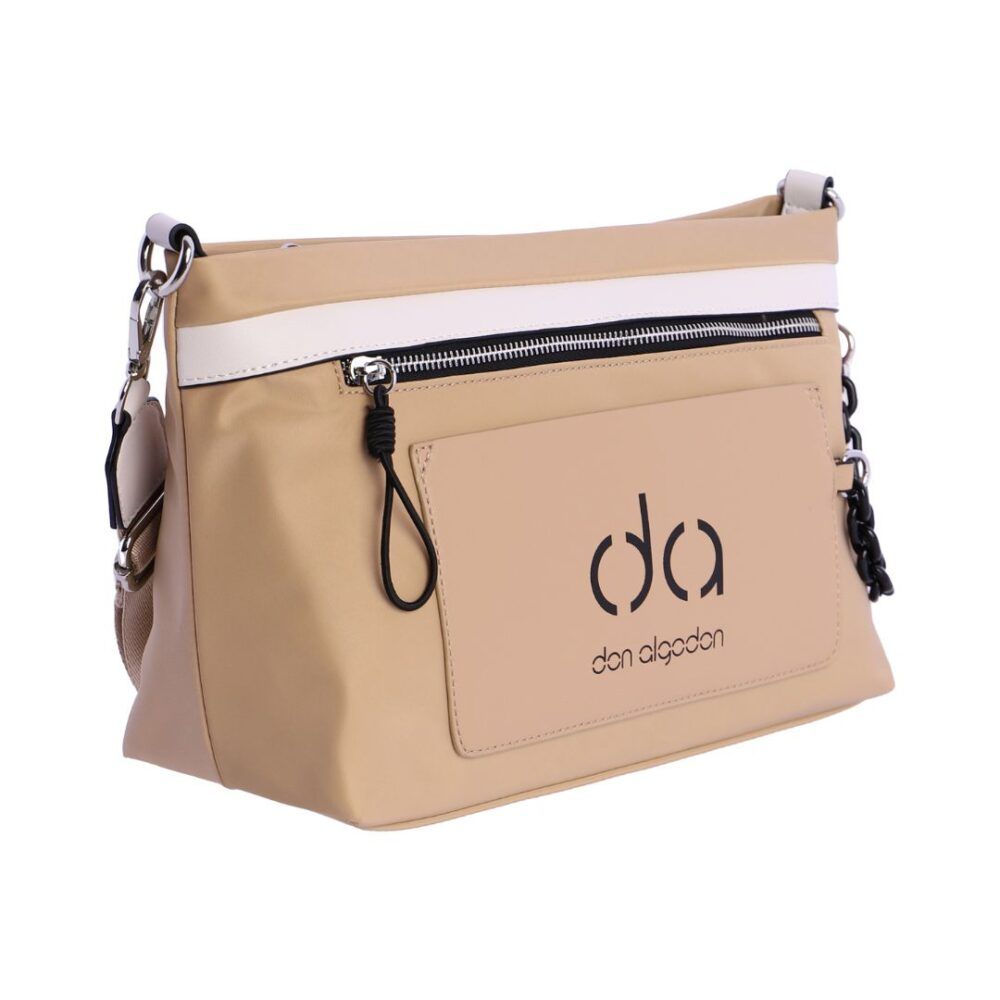 Bolso Don Algodon beige lateral