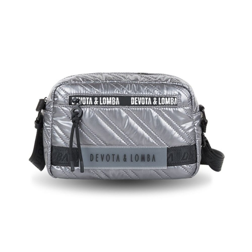 Bolso bandolera Devota & Lomba plomo frontal