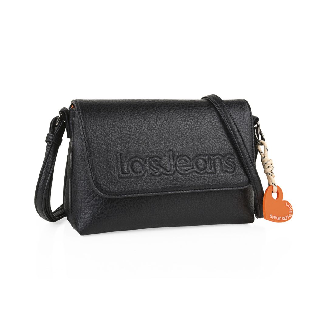 Bolso bandolera Lois con solapa detalle de correa