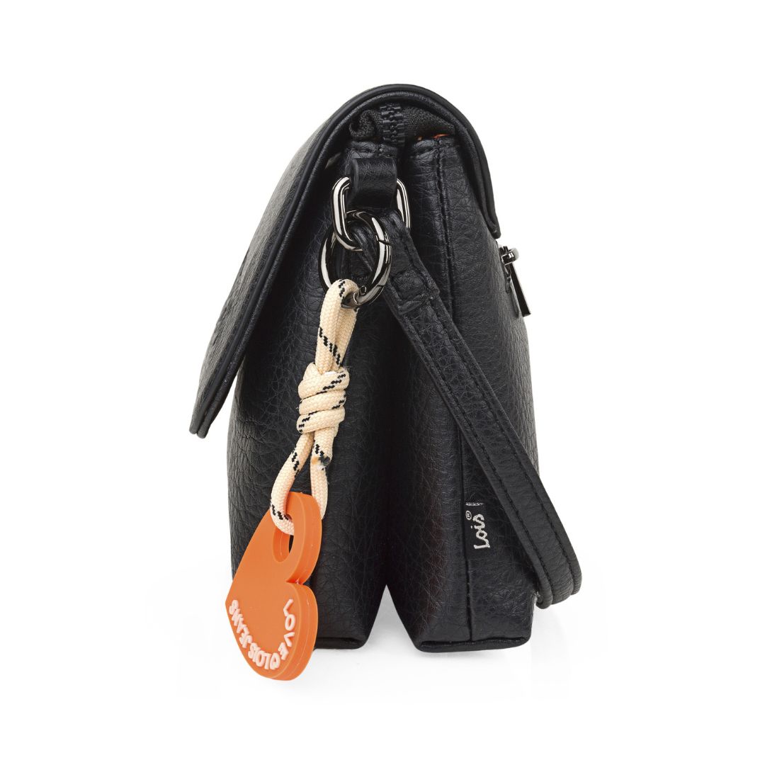 Bolso bandolera Lois con solapa lateral