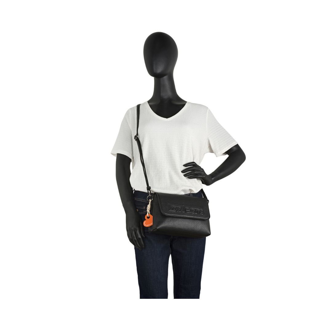 Bolso bandolera Lois con solapa probado