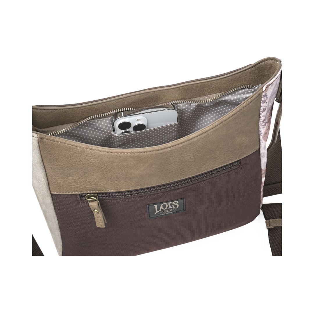Bolso bandolera Lois mujer bolsillo para móvil Bolso bandolera Lois mujer bolsillo para móvil