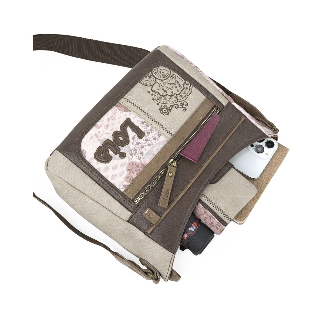 Bolso bandolera Lois mujer capacidad interior Bolso bandolera Lois mujer capacidad interior