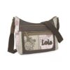 Bolso bandolera Lois mujer detalle de bolsillo delantero Bolso bandolera Lois mujer detalle de bolsillo delantero