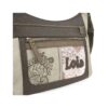 Bolso bandolera Lois mujer detalle de estampado Bolso bandolera Lois mujer detalle de estampado