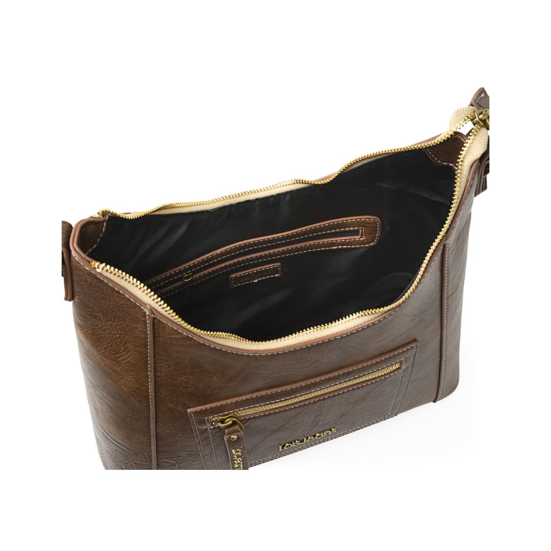 Bolso de hombro Lois marrón capacidad Bolso de hombro Lois marrón capacidad