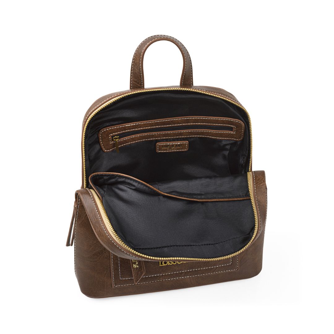 Mochila Lois marrón mujer interior Mochila Lois marrón mujer interior